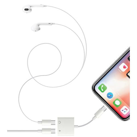 Adaptador 4-Ok para iPhone 15 2x USB-C - Branco