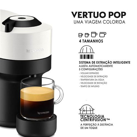 Máquina de Café Krups Nespresso Vertuo Pop XN9201 – Coconut