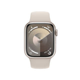 Apple Watch Series 9 GPS 41mm - Cellular - Alumínio Luz das estrelas | Bracelete Desportiva Luz das estrelas - S/M