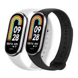 Pack Braceletes 4-OK para Pulseira de Atividade Xiaomi Mi Band 8 - 2 Unidades - Preta/ Branca