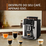 Máquina de Café Automática com Moinho Integrado Krups Sensation EA910E10 - Cinza