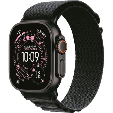 Apple Watch Ultra 3 Cellular - 49mm - Titânio preto | Loop - Preto - L