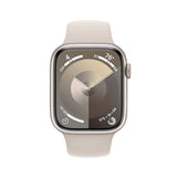 Apple Watch Series 9 GPS 45mm - Alumínio Luz das estrelas | Bracelete Desportiva Luz das estrelas - M/L