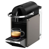 Máquina de Café Cápsulas Nespresso Krups XN306TP3 Pixie Titânio