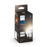 Lâmpada Philips Hue 5.2W GU10 - Branco - Pack 2 Unidades