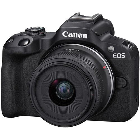 Máquina Fotográfica Mirrorless Canon EOS R50 - Preto + RF-S 18-45 IS STM