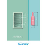 Cave de Vinho Candy CWC 154 EEL/N | 84,5x49x55 cm | 41 Garrafas | G | Preto