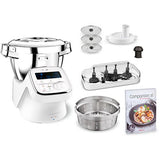Robot de Cozinha Moulinex i-Companion XL + Cortador/Ralador - Branco Metalizado
