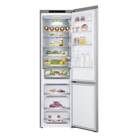 Frigorífico Combinado LG GBV7280CPY | 203 x 59.5 x 67.5 cm | 387 L | C | Prateado