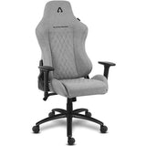 Cadeira Gaming Alpha Gamer Gaia V2 | Tecido - Cinzento Claro