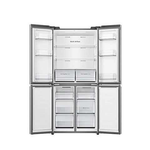 Frigorífico Americano Hisense Rq5P470Seie | 178,5X79,4X69,8 Cm | 483 L | E | Look Inox - Outlet - Grade B
