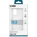 Capa Silicone SBS Skinny 0.3 para Oppo A18 / A38 - Transparente