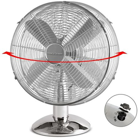 Ventoinha de Mesa Proficare VL3063M | 35 W | 30 cm - Cinzento