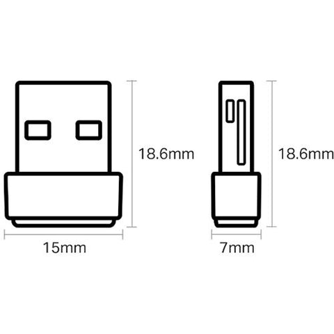 Adaptador USB Wireless Tp-Link Archer T2U Nano AC600
