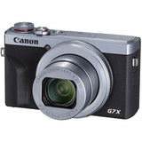 Máquina Fotográfica Compacta Canon PowerShot G7 X Mark III - Kit Bateria - Prateado