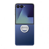 Capa Silicone com Anel Samsung para Z Flip7 - Transparente