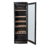 Cave de Vinho Jocel JAG003447 | 184x59,5x64 cm | 100 Garrafas | D | Preto