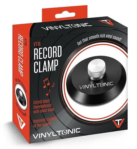 Pinça estabilizadora Vinyl Tonic VT 16 para Discos de Vinil- Preta