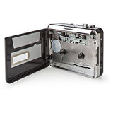 Leitor + Conversor Cassetes Nedis ACGRU100G - Cinzento