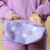 Bolsa de Silicone para Smartphone Case and Me Rollie Bag - Lilás / Padrão Flores