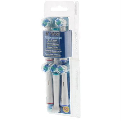 Recarga Escova de Dentes Scanpart 6x Oral-B Active Clean