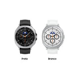 Smartwatch Samsung Galaxy Watch8 Classic LTE 46mm - Prateado/Preto