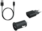 Conjunto carregadores ISY ITS-1000 Micro USB 1A Preto