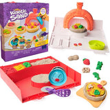 Jogo de Plasticina Kinetic Sand - Squish Pizza - Spin Master