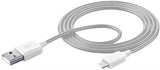 Cabo de Dados Cellularline USB Tipo-A/ USB-C 1m Branco
