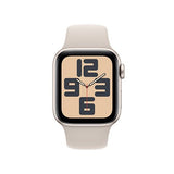 Apple Watch SE GPS 40mm - Alumínio Luz das estrelas | Bracelete Desportiva Luz das estrelas - M/L