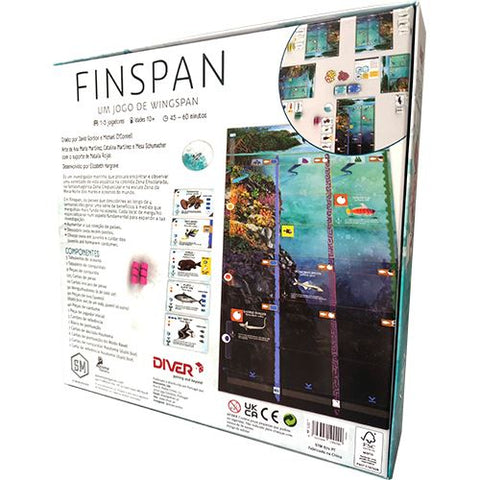 Jogo Finspan - Um Jogo de Wingspan - Versão em Portugês - Stonemaier Games | Divercentro