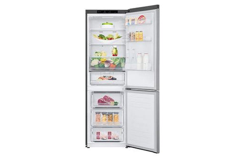 Frigorífico Combinado LG GBB61PZGCN1 | 186x59,5x68,2 cm | 341 L | C | Aço Brilhante