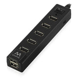 Hub USB Ewent USB 2.0 7 Portas + Switch ON/OFF (EW1130)