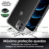 Capa 4-OK + Cordão para Apple iPhone - Preto