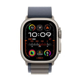 Apple Watch Ultra 2 GPS 49mm - Cellular - Titânio | Bracelete Loop Alpine - Azul - S