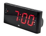 Rádio Despertador OK. OCR 140 Preto