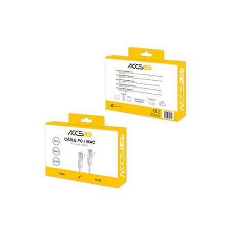 Cabo de Rede RJ45 Accsup 10m - Branco