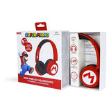 Headset Bluetooth Mario Logo Kids