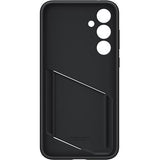 Capa de Silicone com Porta Cartões Samsung para Galaxy A35 - Preto