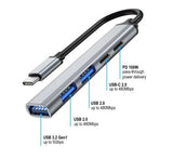 Hub USB-C Ewent 3x USB-A 2xUSB-C