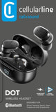 Auriculares Bluetooth Cellularline DOT Preto