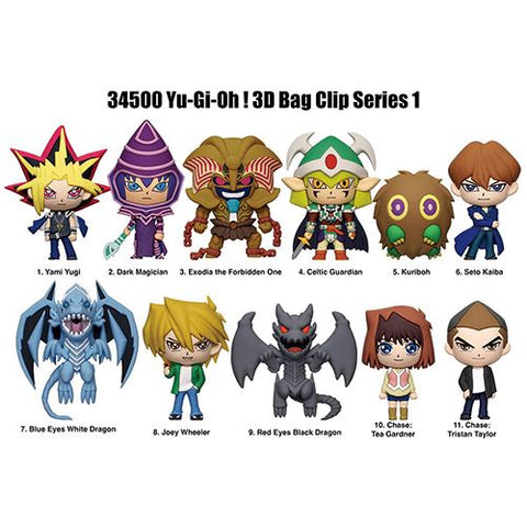 Acessório 3D Bag Clip Yu-Gi-Oh em Espuma - Series 1 - Monogram | Multiocio - Envio Aleatório