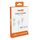 Cabo USB-C para Lightning WeFix - 2m - Branco