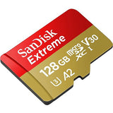 Cartão de Memória MicroSDXC Sandisk Extreme A2 - 128GB