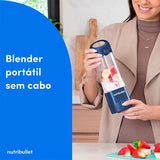 Liquidificadora Portátil Nutribullet Portátil NBP003NBL - Azul