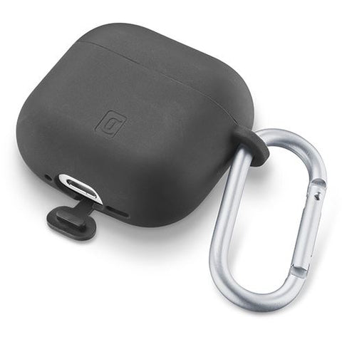 Capa Silicone Cellular Line Bounce para AirPods 4 - Preto