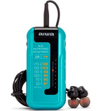 Rádio Portátil de Bolso Aiwa R-22TQ Turquesa