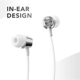 Auriculares Music & Sound AUINEARMSMFIW Lightning MFI Branco