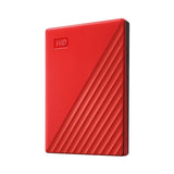 Disco Externo 2.5 Western Digital My Passport 2TB USB 3.2 Vermelho