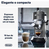 Máquina de Café Manual DeLonghi Dedica Style Ec685.Bk - Preto - Outlet - Grade A